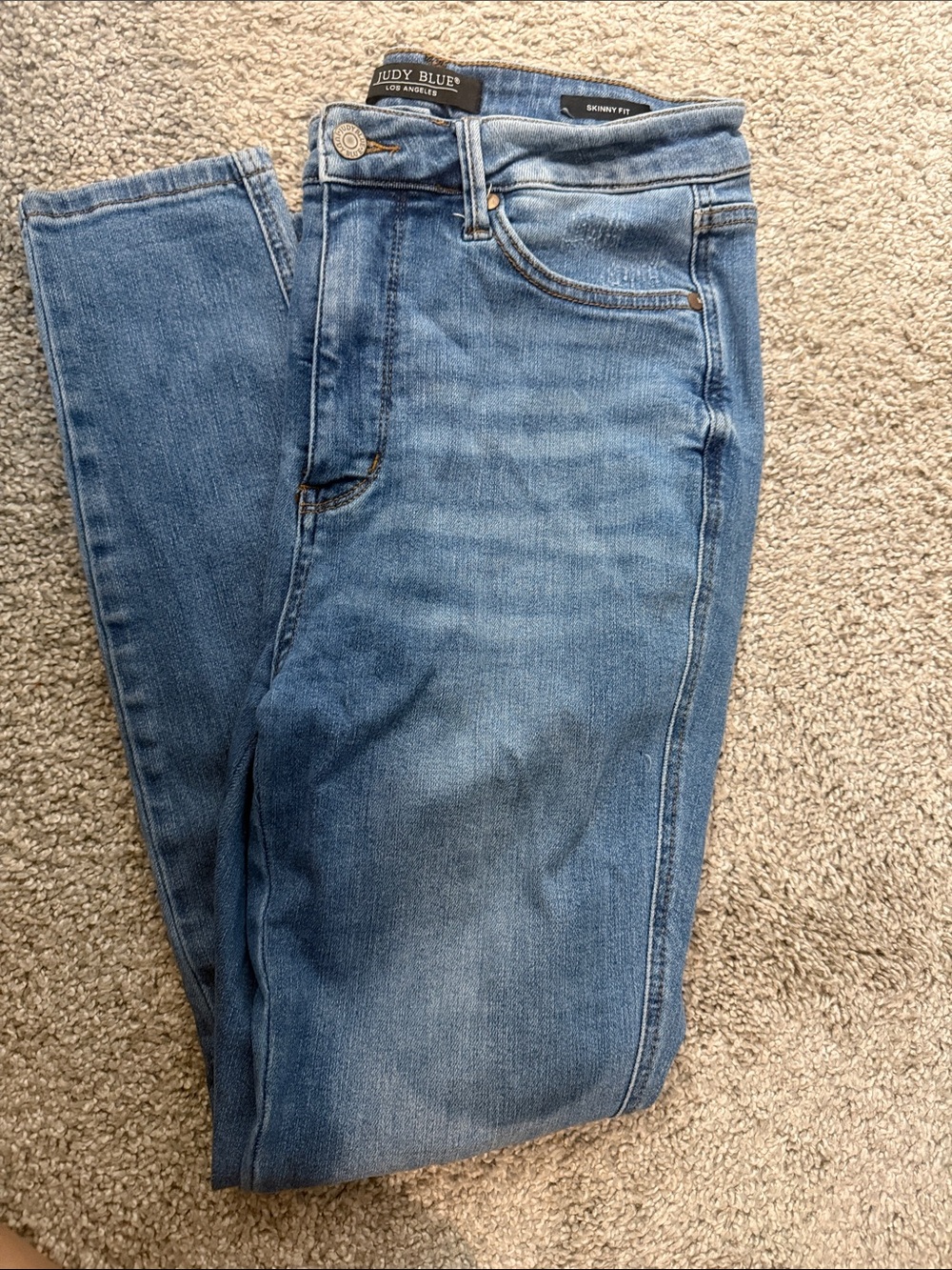 Judy Blue Skinny Jeans in Light Blue Wash